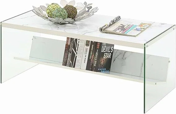 Convenience Concepts SoHo Glass Coffee Table